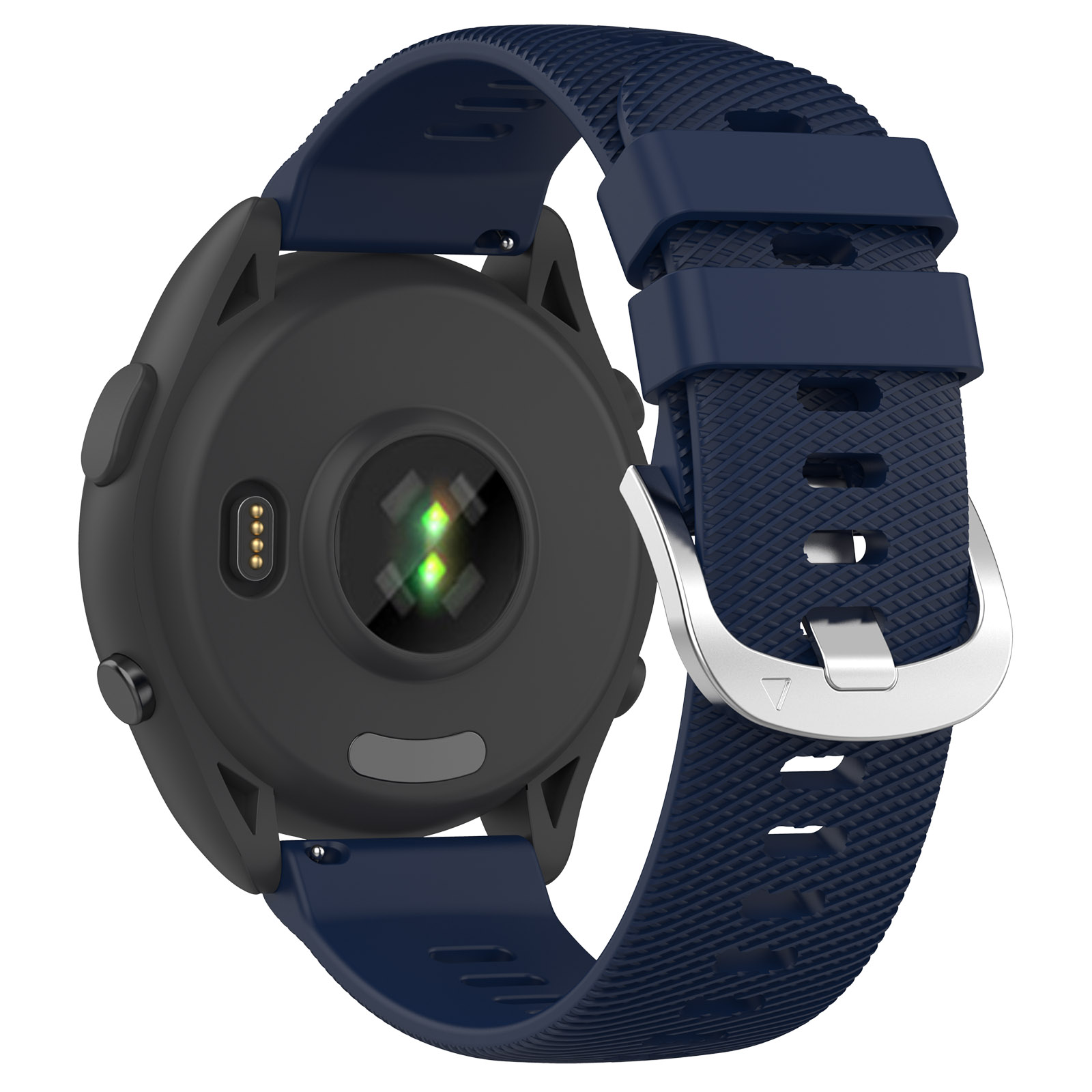 Dây Đeo Tương Thích Với Đồng Hồ Thông Minh Garmin Forerunner 265 S/265, Đồng Hồ Thông Minh Nghe Nhạc Silicon Mềm Dây Đeo Cho Garmin Garmin Forerunner 265 S/265