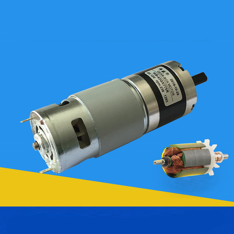 Dc Planetary Geared Motor 12v/24v High Torque 775 Motor Forward And Reverse Adjust Speed Motor