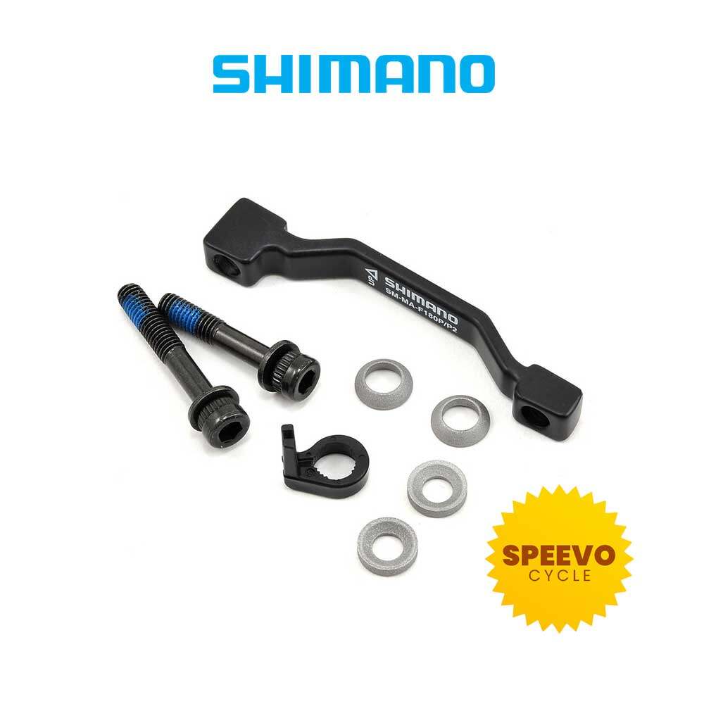 SHIMANO FRONT DISC BRAKE MOUNT ADAPTER ADAPTOR (FOR 180 ROTOR) Lazada