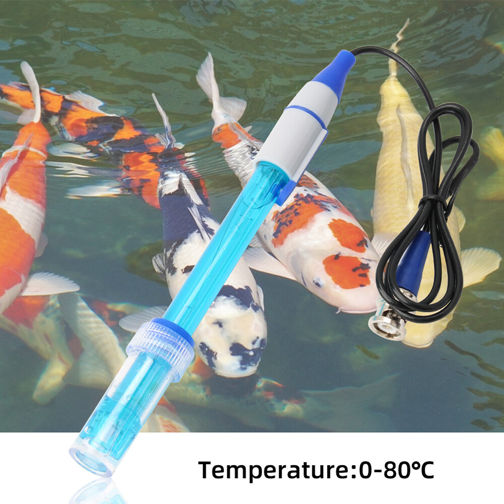 keykits-PH Replacement Probe Aquarium Hydroponic Laboratory Electrode PH Meter Probe BNC Connector PH Meter Sensor