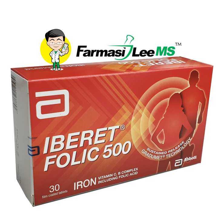 Iberet Folic 500 30s (Exp 07/2020) | Lazada