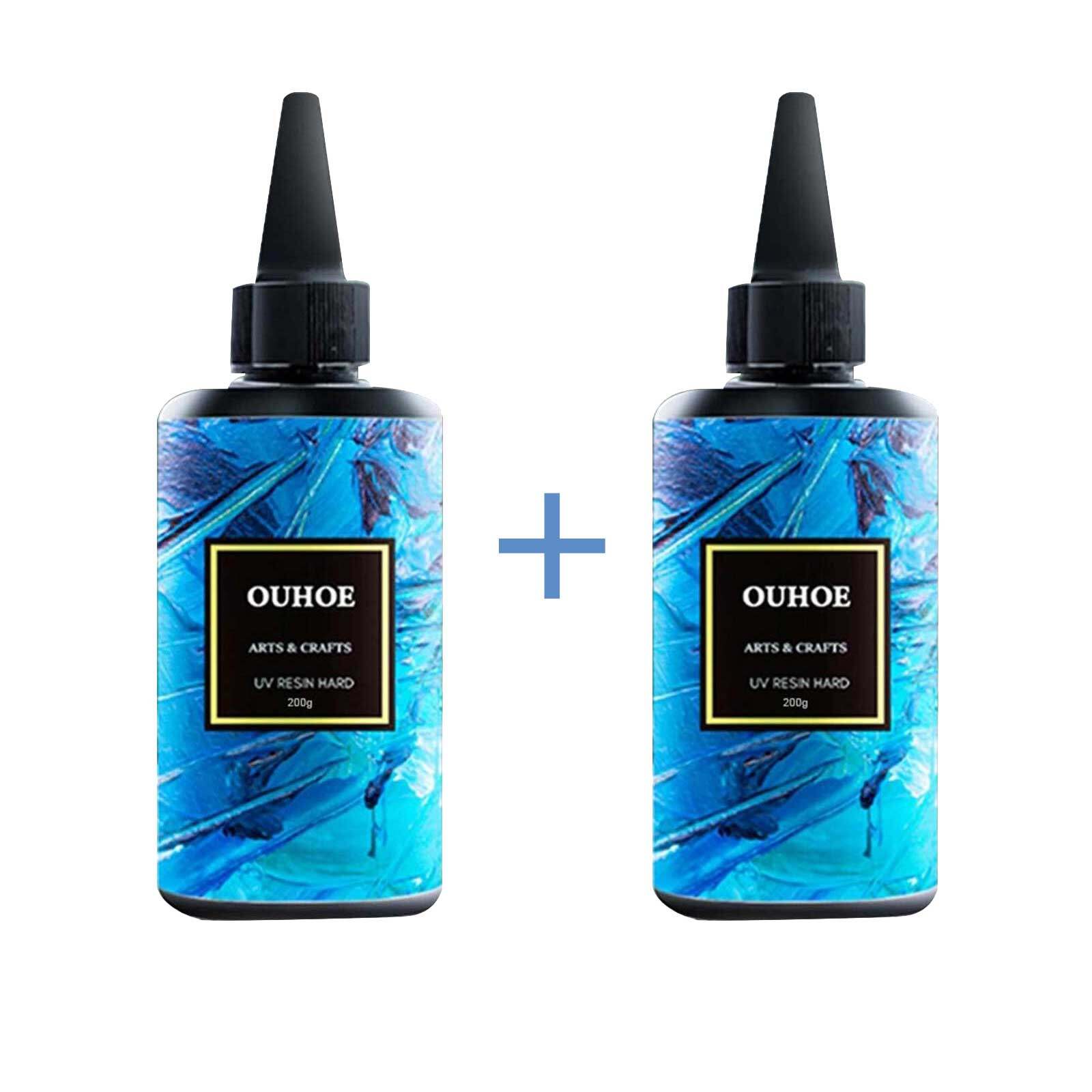 Yegbong UV Shadowless Glue Clear Transparent Adhesive for Glass Crystal Acrylic Stickup Gluing UV Glue UV Curing Adhesive K-300 Transparent Crystal and Glass Adhesive UV Glue Transparent Shadowless Adhesive For Crystal Glass
