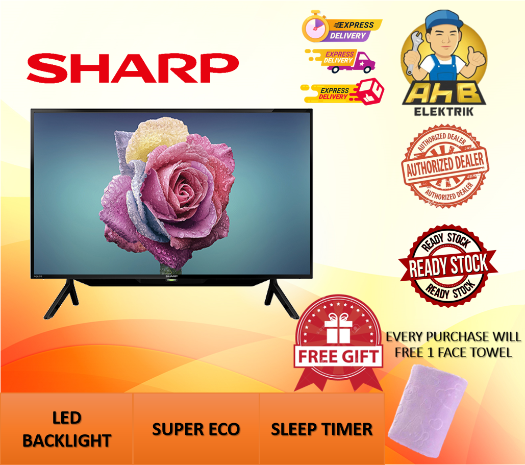 Sharp TV 32 Inch Full HD LED 2TC32BD1X Lazada