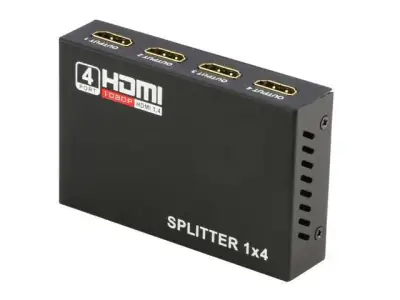 Multi Video Standard 1.4 Hdmi Splitter 1 In 4 Out Splitter Full HD 3D Support 4K