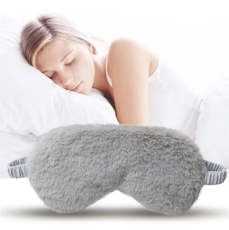 Sleeping Mask Sleeping Blindfold Soft Plush Eye Masks Cute Love Cloud Eye Cover Rabbit Plush Mask Eyepatch Nap Health Eye Cover