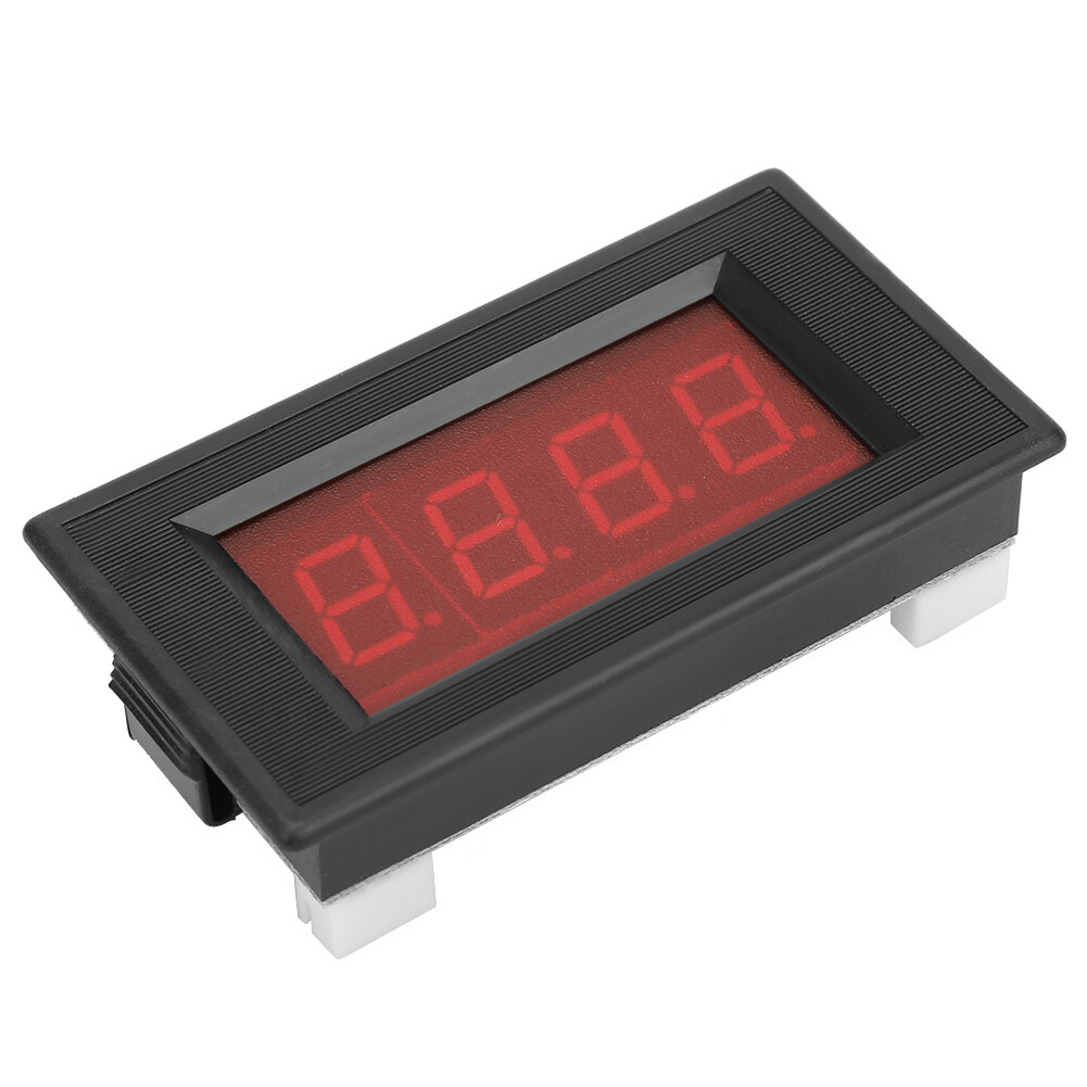 Bảng điều khiển kỹ thuật số Meter Dễ dàng cài đặt vôn kế nhôm Màn hình LED nhựa nhẹ cho DC điện áp đồ gia dụng