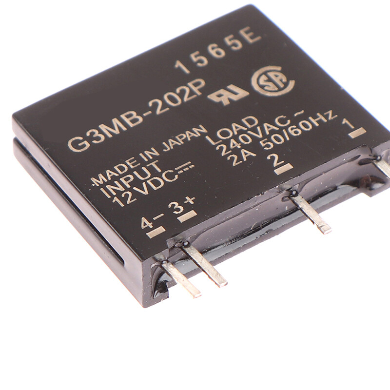 MREDL 1Pc 5V 12V 24V DC-AC Solid State Relay Module G3MB-202P-5VDC PCB SSR AC 240V 2A Snubber Circuit Resistor Relay Switch