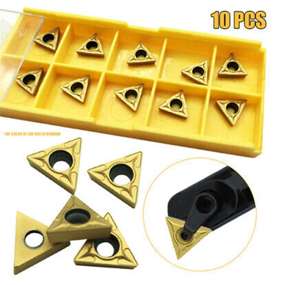 10pcs tcmt110204 turning tool threading carbide inserts cnc lathe blade set