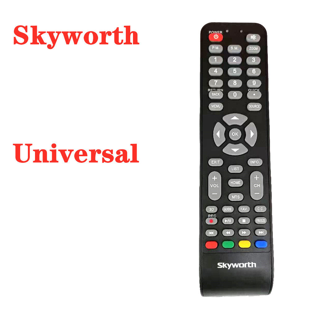 Universal skyworth smart remote old design (e2000 series, e2000d series, e200a series, e380i series, e390i series, e510s series, e69 series, e790 series, e360 series, e3300 series, e3000 series, e391 series)