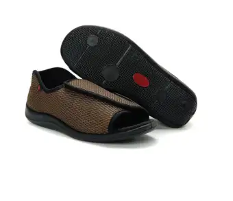 mens diabetic slippers wide width