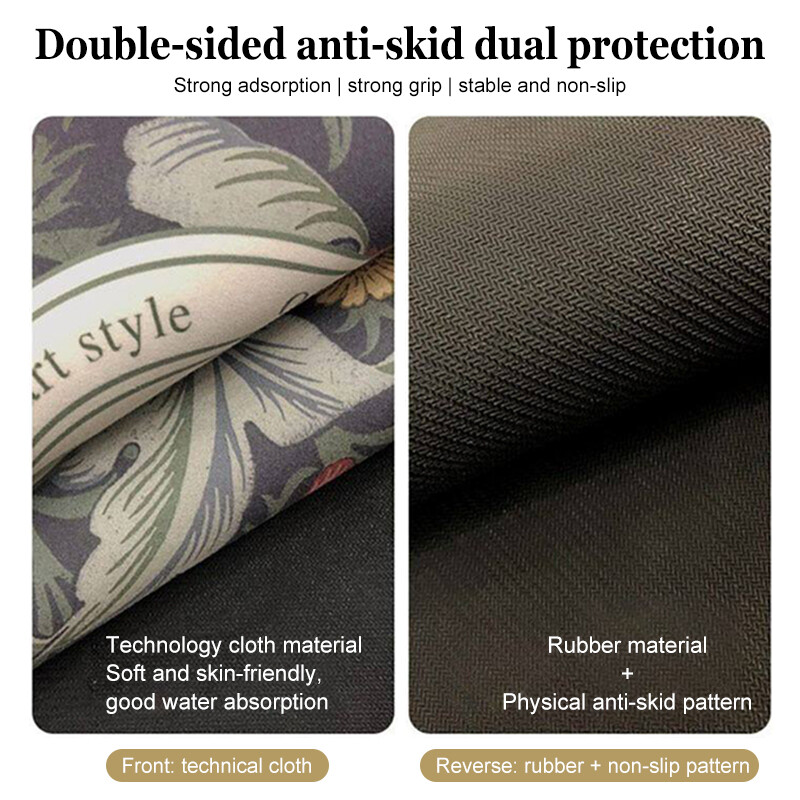 Kitchen Sink Absorbent Pad Kitchen Drain Mat Anti Slip Dish Drying Mat Kitchen Countertop Draining Mat Kitchen Accessories