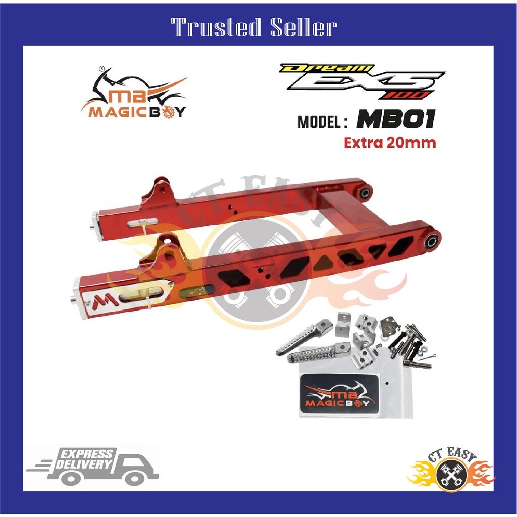 CT EASY Swing Arm MagicBoy Honda EX5 Dream 100 Extra Panjang 20MM CT