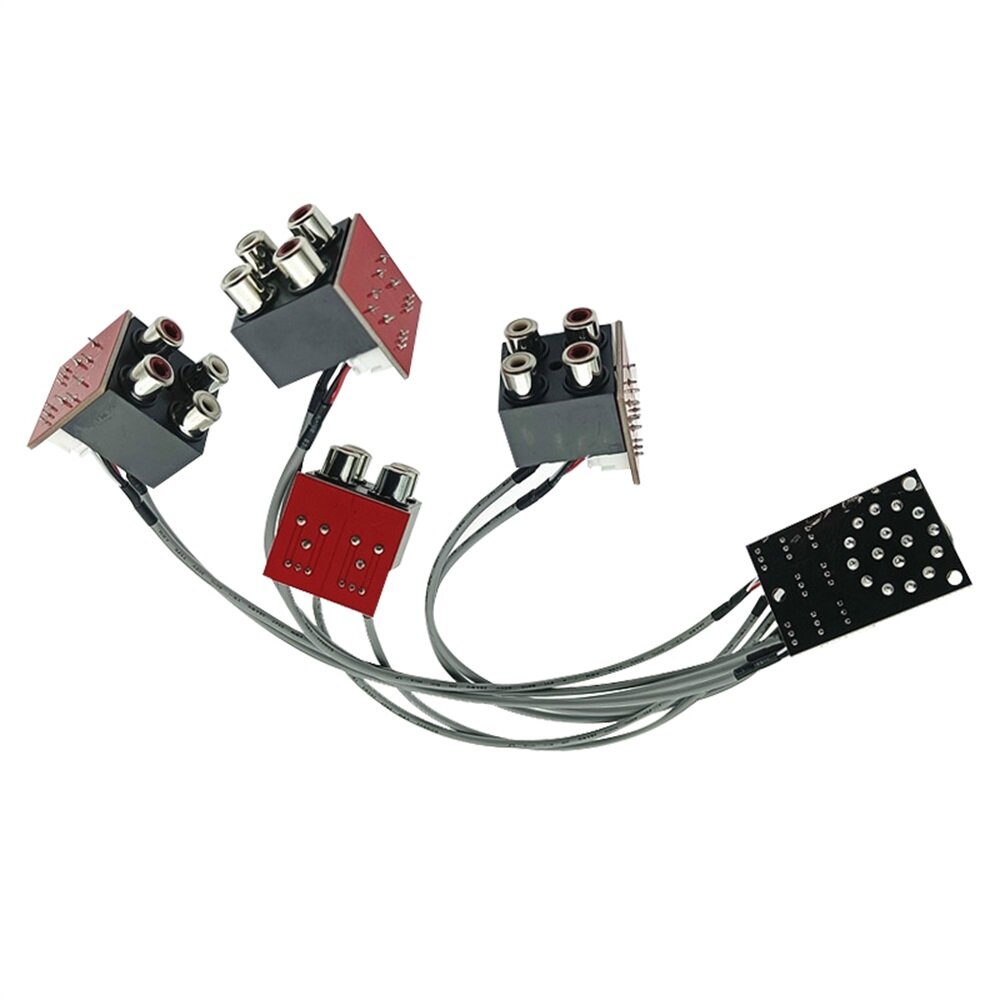 Shockley DIY Switching Board 3 Way Signal Selector Amplifier Relay Audio Input Switch Module with RAC Input