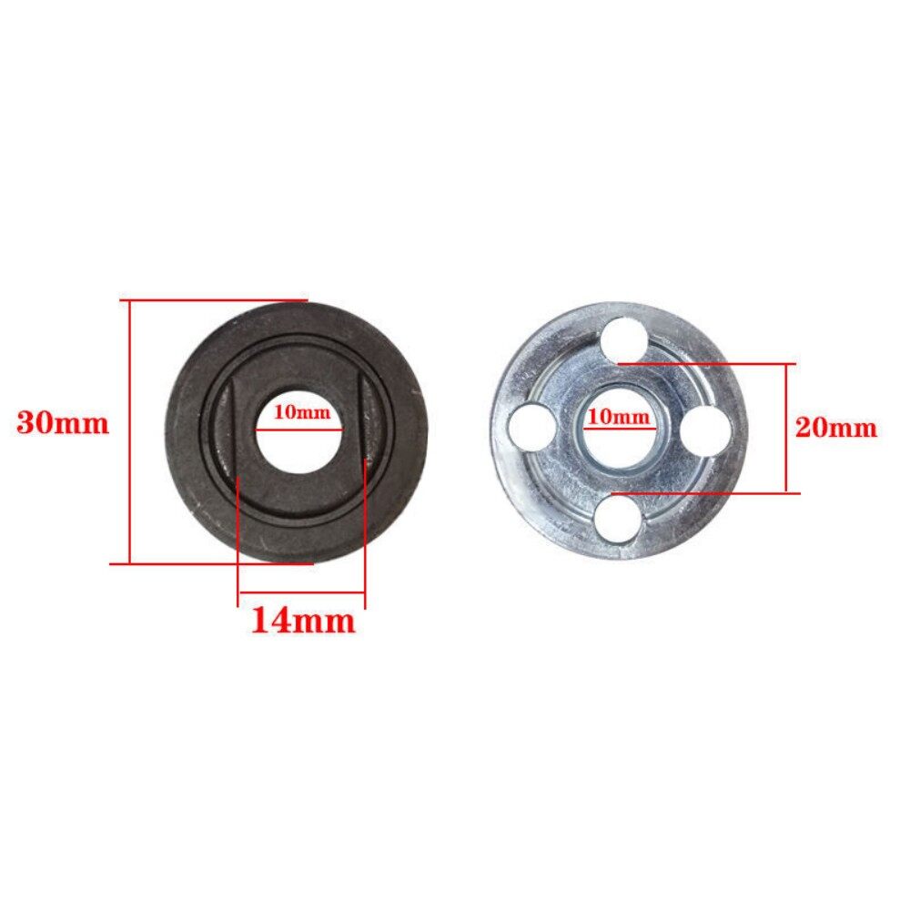 2Pcs Black Or Silver Angle Grinder Replacement Parts Inner And Outer Flange Group Accessories