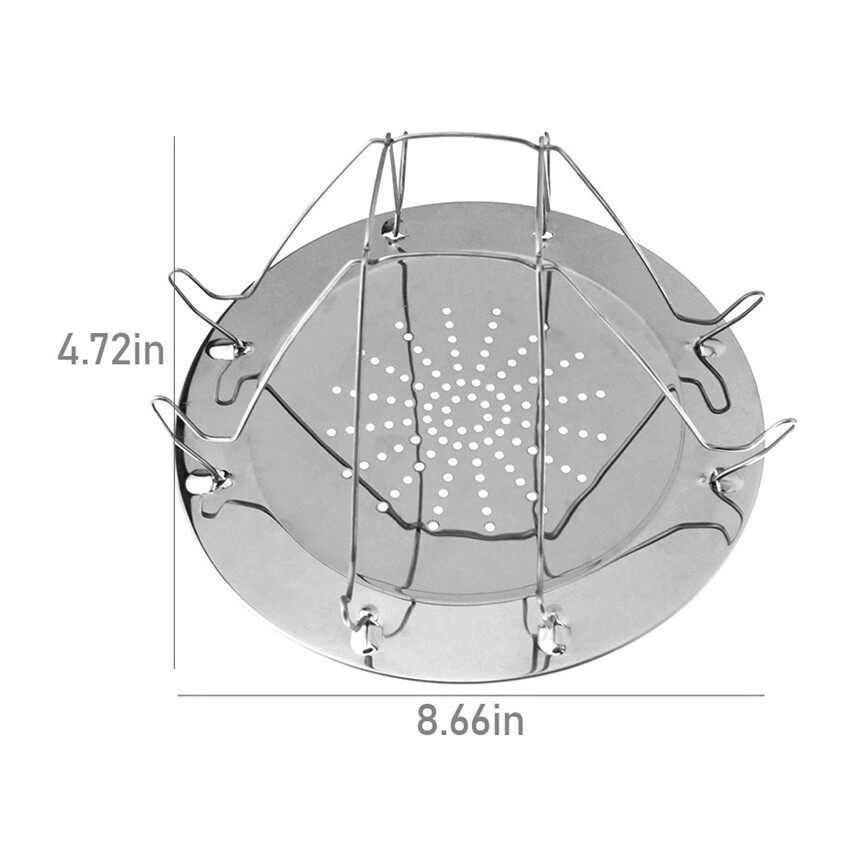Stainless Steel Toast Rack Outdoor Camping Toaster Folding Portable Grill MultiPurpose Stove
