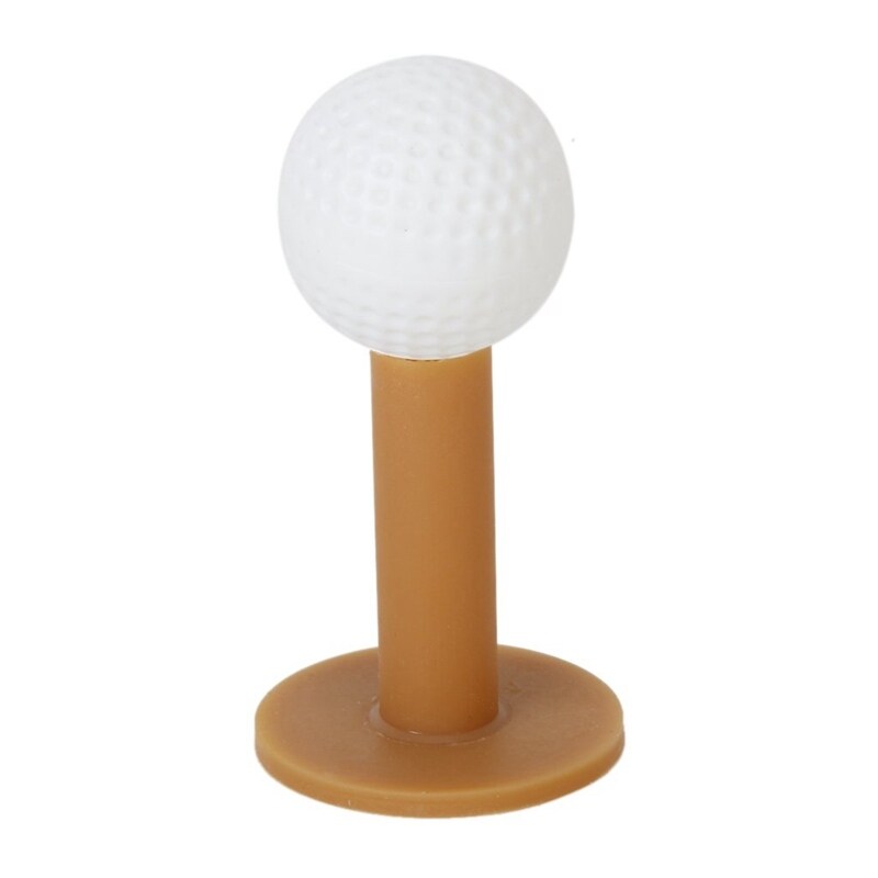 3 Piece Golf Tees Coffee Durable Tee Driving Range 60/ 70/ 80 mm