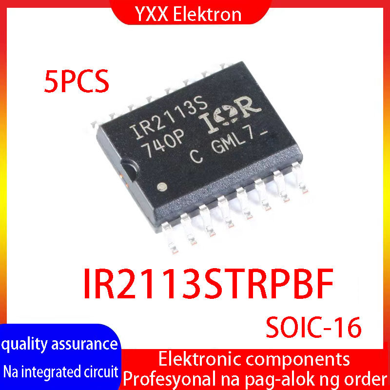 5pcs new genuine ir2113strpbf ir2113s smt soic-16 600v high and low side gate driver ic chip