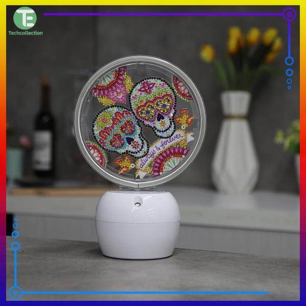 Practical Air Humidifier DIY Diamond Painting Bluetooth-compatible Mist Maker for Office Singapore