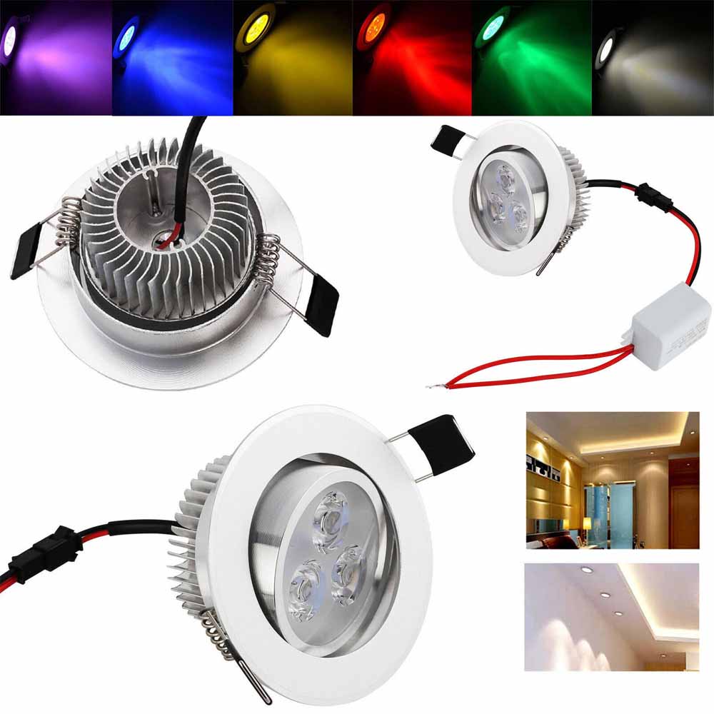 HOME MI 6W Dimmable LED Ceiling Downlight Lamp Spotlight Recessed Panel Lamp Bulb With Driver AC85-265V AC220V 8 Colors