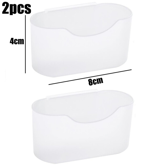 2Pcs Kitchen Organizer Adjustable Refrigerator Storage Box Fridge Shelf Holder Organizer