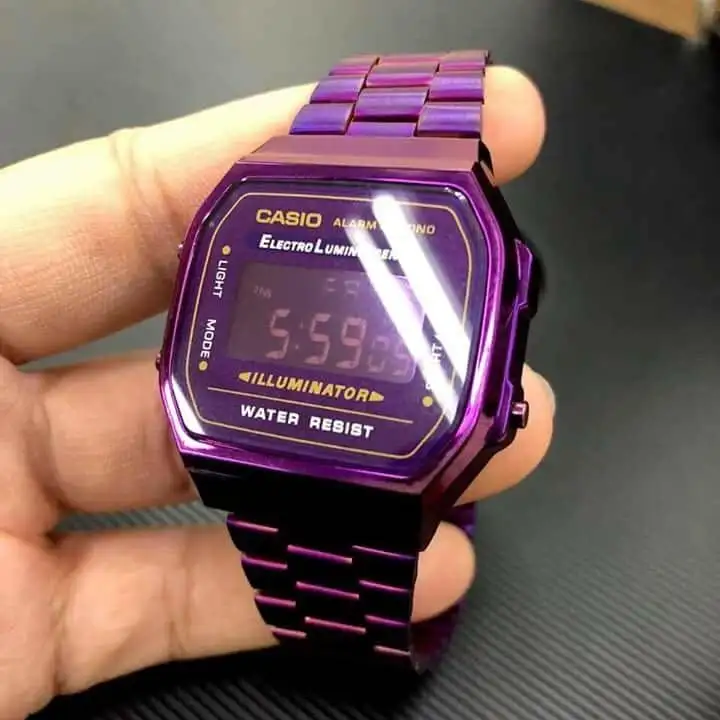 casio a168 purple