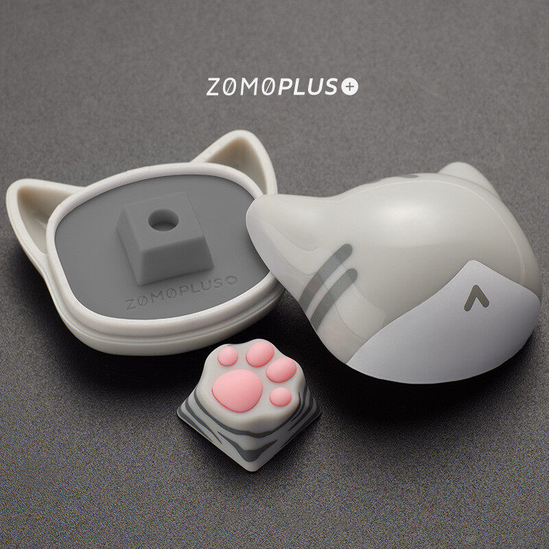 ZOMO Multi-color Cute 3D Cat Claw Keycap Creative Mechanical Keyboard ABS Silicone Keycaps Original Design