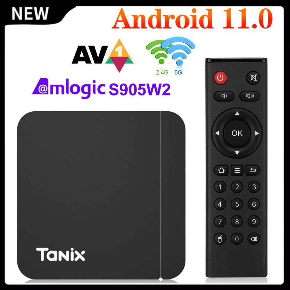 กล่องทีวี Android อัจฉริยะ11 Tanix W2 Amlogic S905W2 Android 11.0กล่อง ...