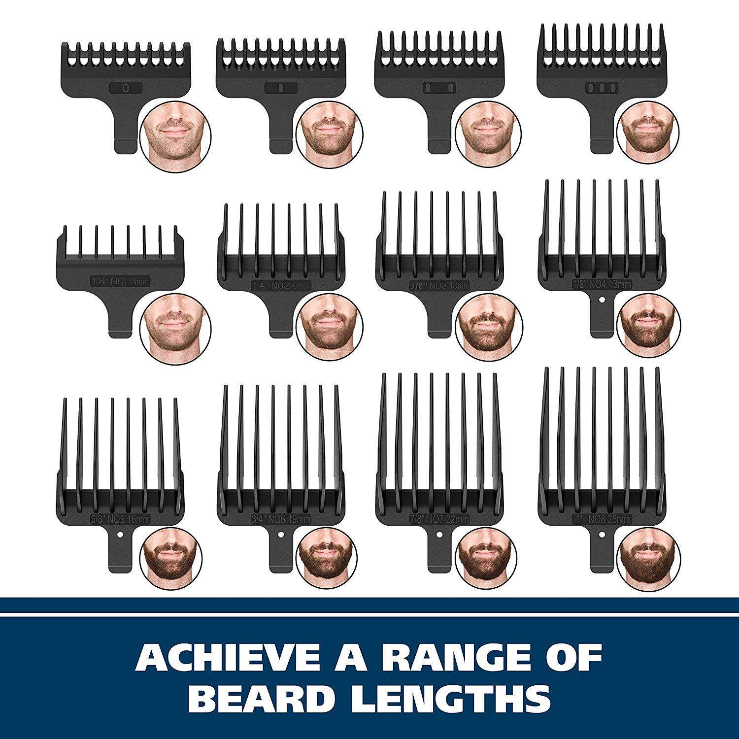 ADANTI Hair Clippers for Men, Hair Trimmer Professional Hair Clipper Cordless Barber Hair Cutting Machine Digital Display Haircut Trimmer for Men (Col