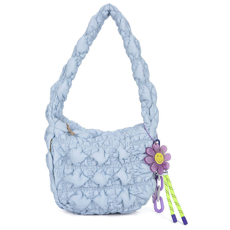 HengShanYuan New women's bag single shoulder bag crossbody bag mini cloud bag college students fashion dumpling bag fold underarm bag