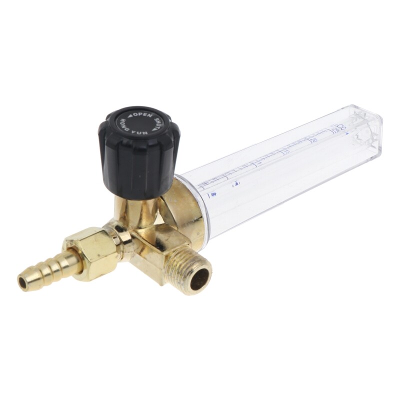 1/4PT Thread 7mm Barb Argon Ar CO2 Gas Flow Meter Ar Welding Regulator 0.35 MPA