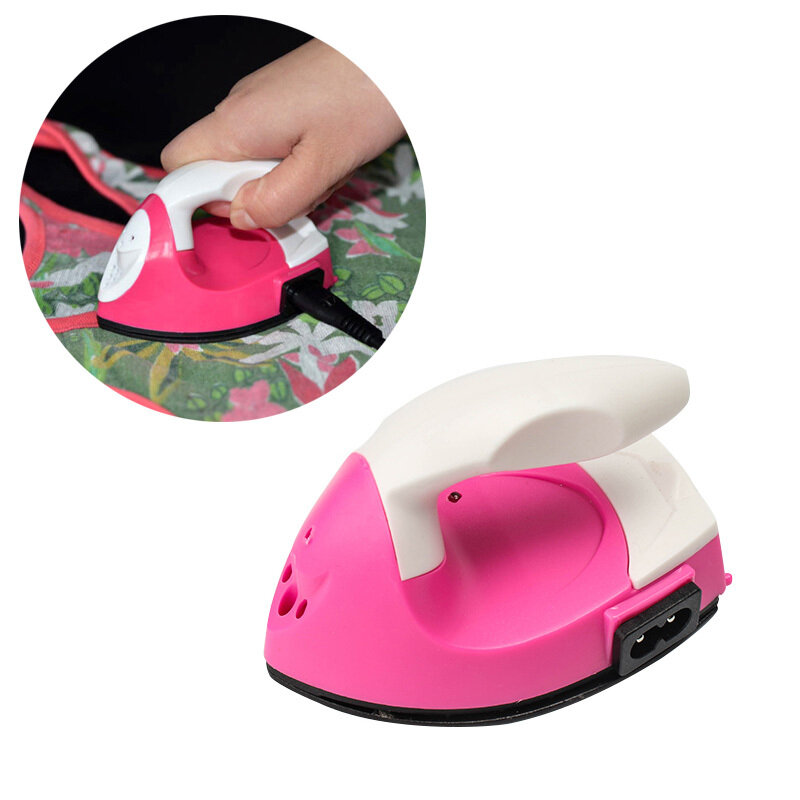 LY Mini Electric Iron Portable Travel Crafting Craft Clothes Sewing Supplies