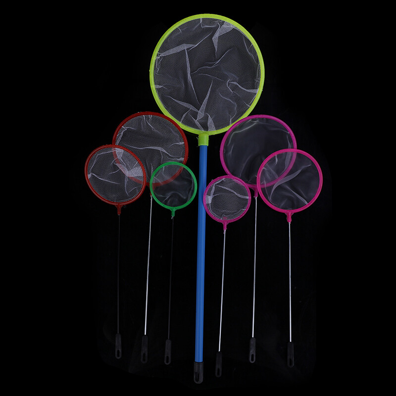 【Neleka】💖【HOT SALE】🎈🎈 Mini Aquarium Fish Catch Net Handle Tool Fishing Round Fish Accessories