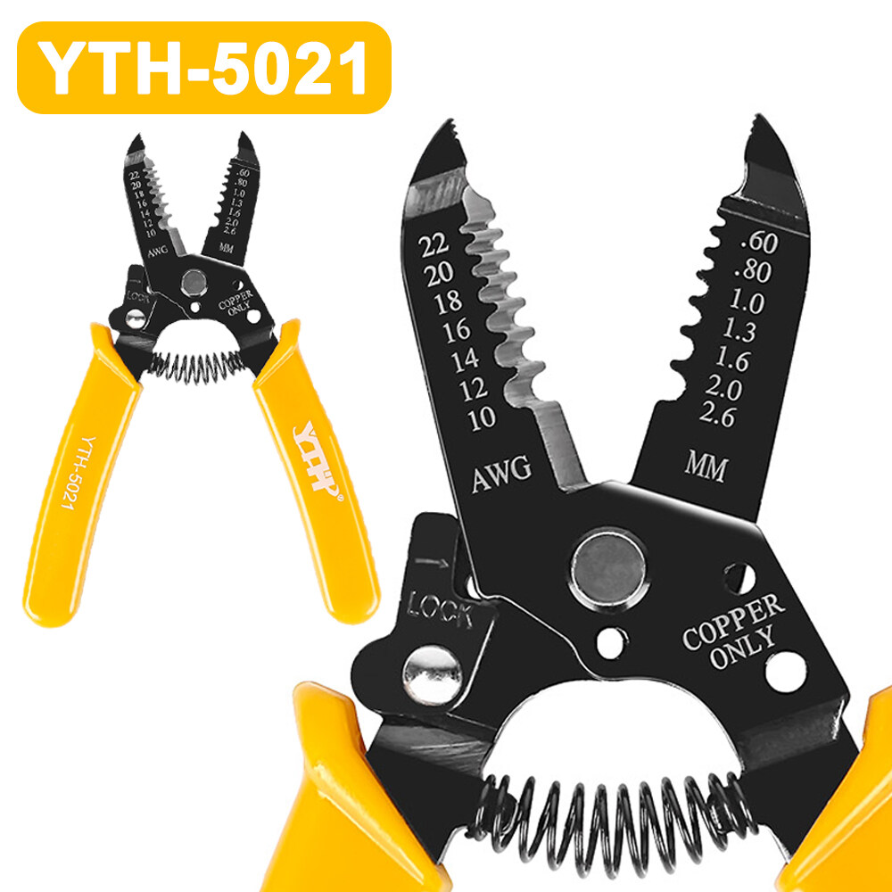 Wire Stripper Cable Cutter Awg 30 28 26 24 22 20 18 16 14 12 10 Lazada Singapore