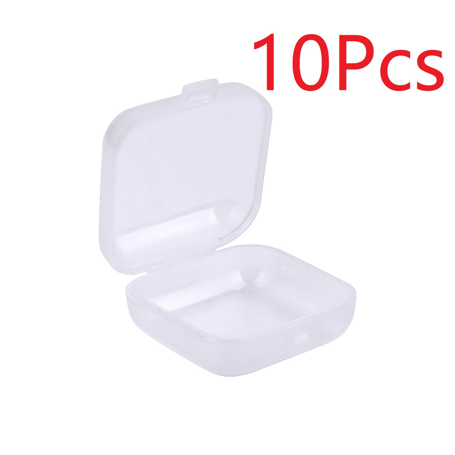 [ILOVEDIY] 1/5/10/20Pcs Transparent Small Square Box Jewelry Box Earplugs Small Box Jewelry Mini Storage Box