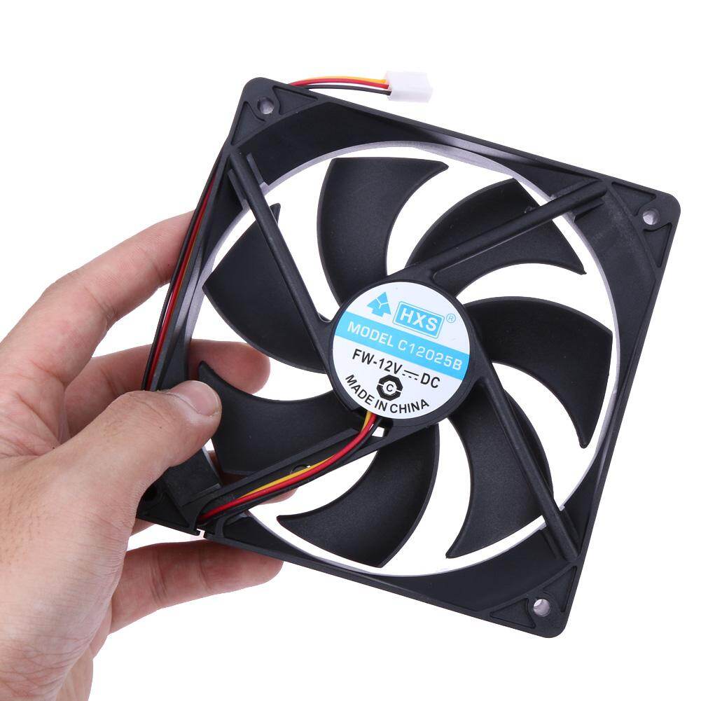 Quạt Làm Mát Vỏ Máy Tính Không Chổi Than DC 120Mm 120X25Mm 12V 3Pin