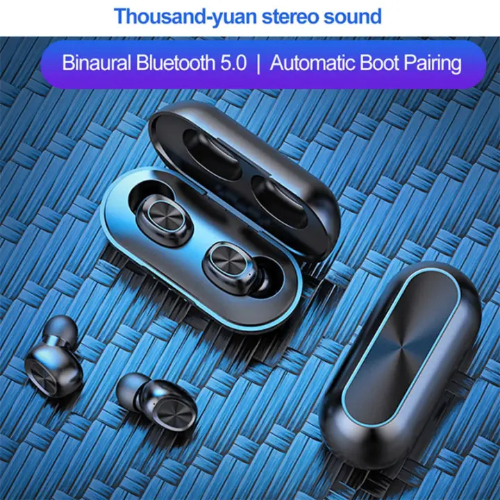 b5 tws bluetooth wireless earphone 5.0