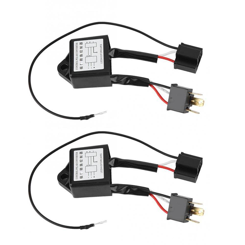 Bộ Chuyển Đổi Phân Cực LED 2x, Bộ Chuyển Đổi Khai Thác Công Tắc Âm Cho Đèn Xenon H4