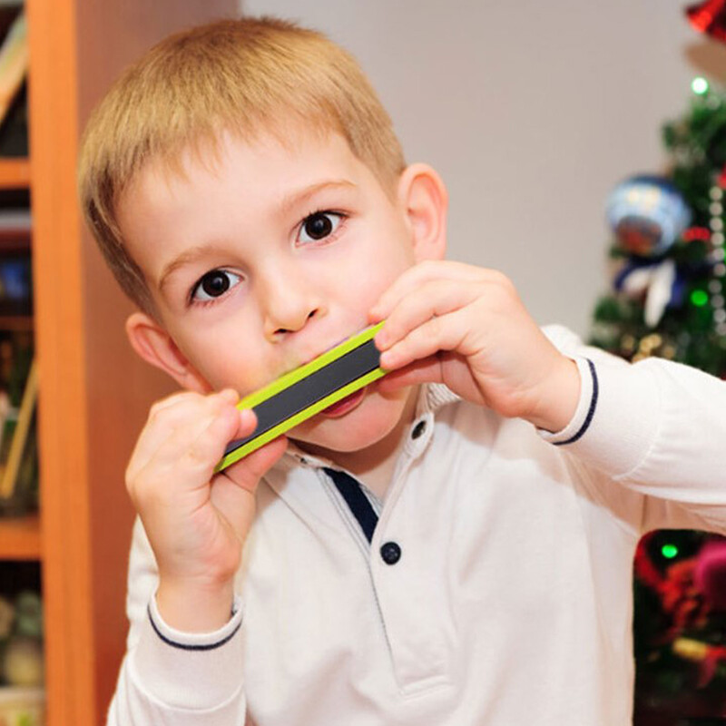 Nhạc Cụ Kèn Harmonica Miệng Gỗ 16 Lỗ Đồ Chơi Cho Trẻ Em