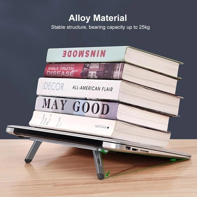 Laptop Xoay Lật Chân Đế Cho MacBook Lenovo Giá Đỡ Máy Tính Xách Tay Máy Tính Xách Tay Phổ Thông Khung Nhựa Keo Làm Mát Máy Tính Để Bàn Giá Đỡ