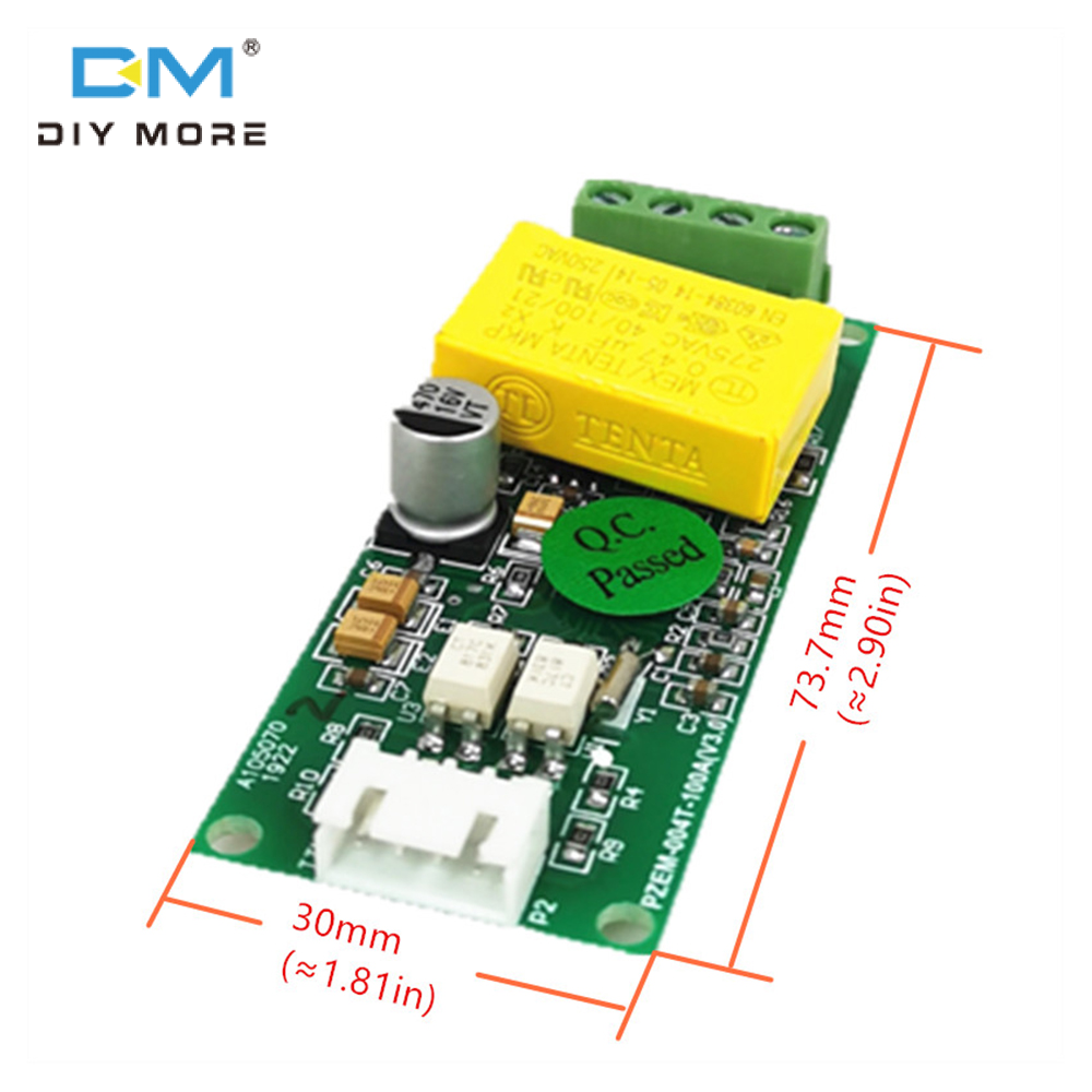 diymore Mô-đun Kiểm Tra Dòng Điện Và Điện Áp Đa Chức Năng AC 100A Không Có Vỏ Và Có CT Đóng Mở Chủ Yếu Được Sử Dụng Để Đo Tần Số Dòng Điện Áp Xoay Chiều, V. V.
