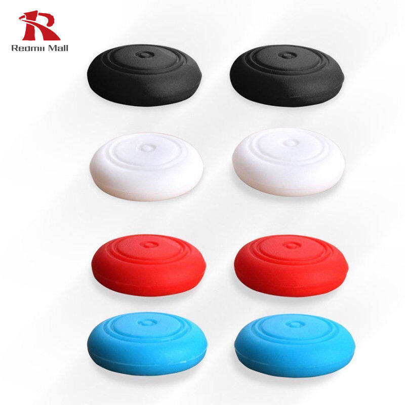 6 Pcs Silicone Thumbstick Thumb Stick Grip Caps Cover for Nintend Switch Joy-Con Controller
