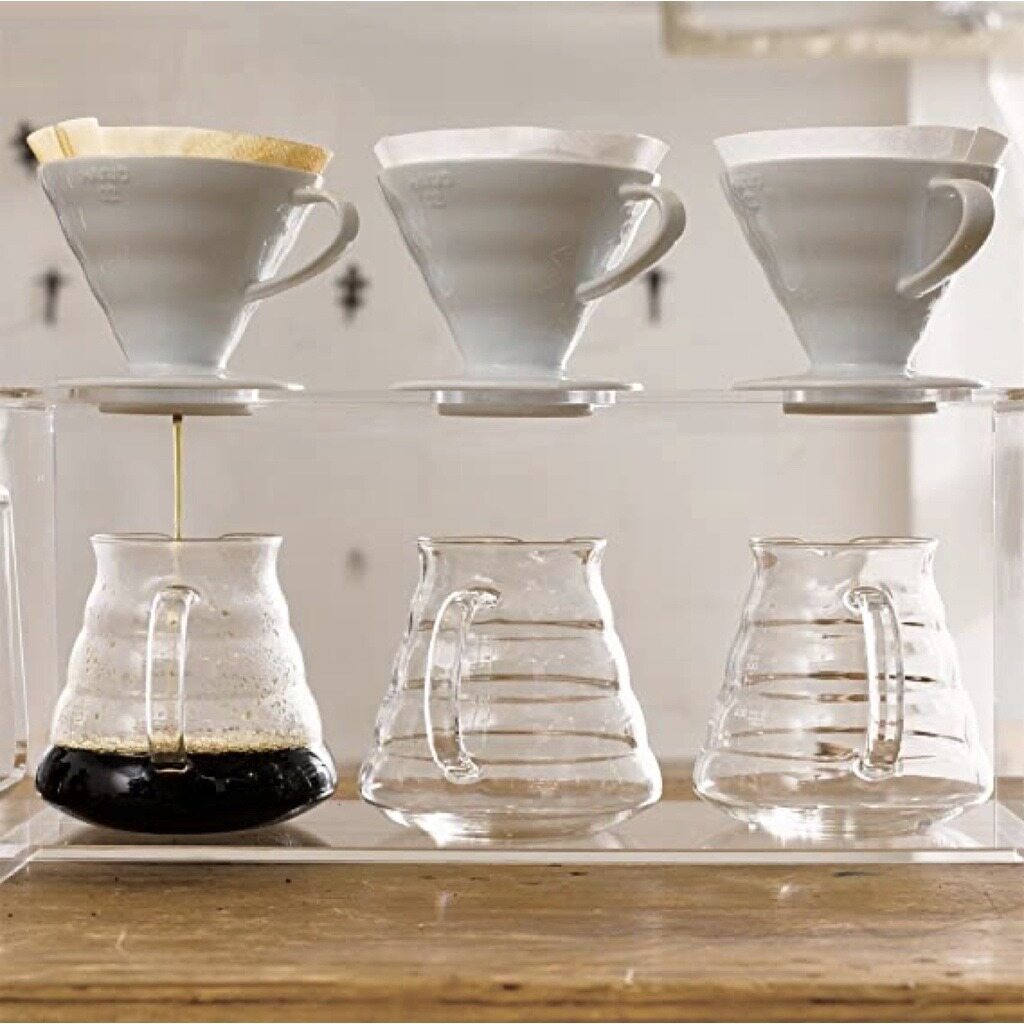 Phin pha cà phê gốm Hario V60 (Trắng)