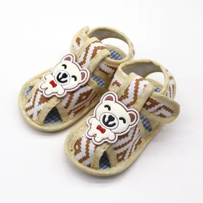 SGTWY MALL Newborn Baby Girls Printing Cartoon Prewalker Soft Sole Sandals Single Shoes Shoes for Baby Toddler Shoes for Girls Boys Kids 0-6 Months