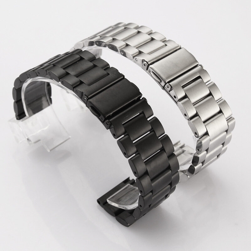 316L Stainless Steel Watch Band Wrist Watch Replacement Strap 16mm 18mm 20mm 22mm 24mm For Men Women Casio Fossil Watch Malaysia