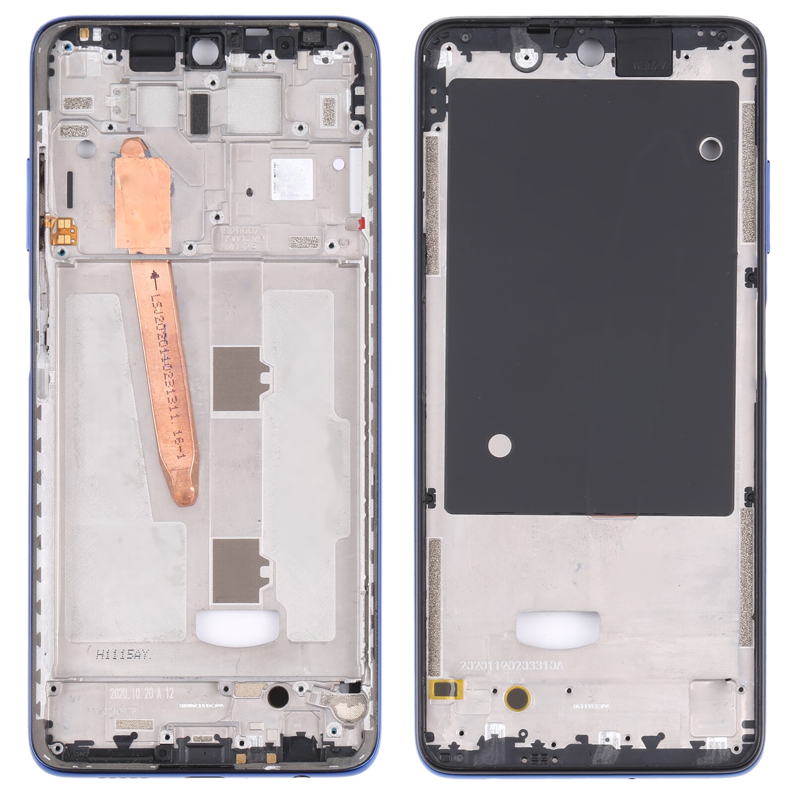 AboutCellphone Original Middle Frame Bezel Plate for Xiaomi Poco X3 Pro