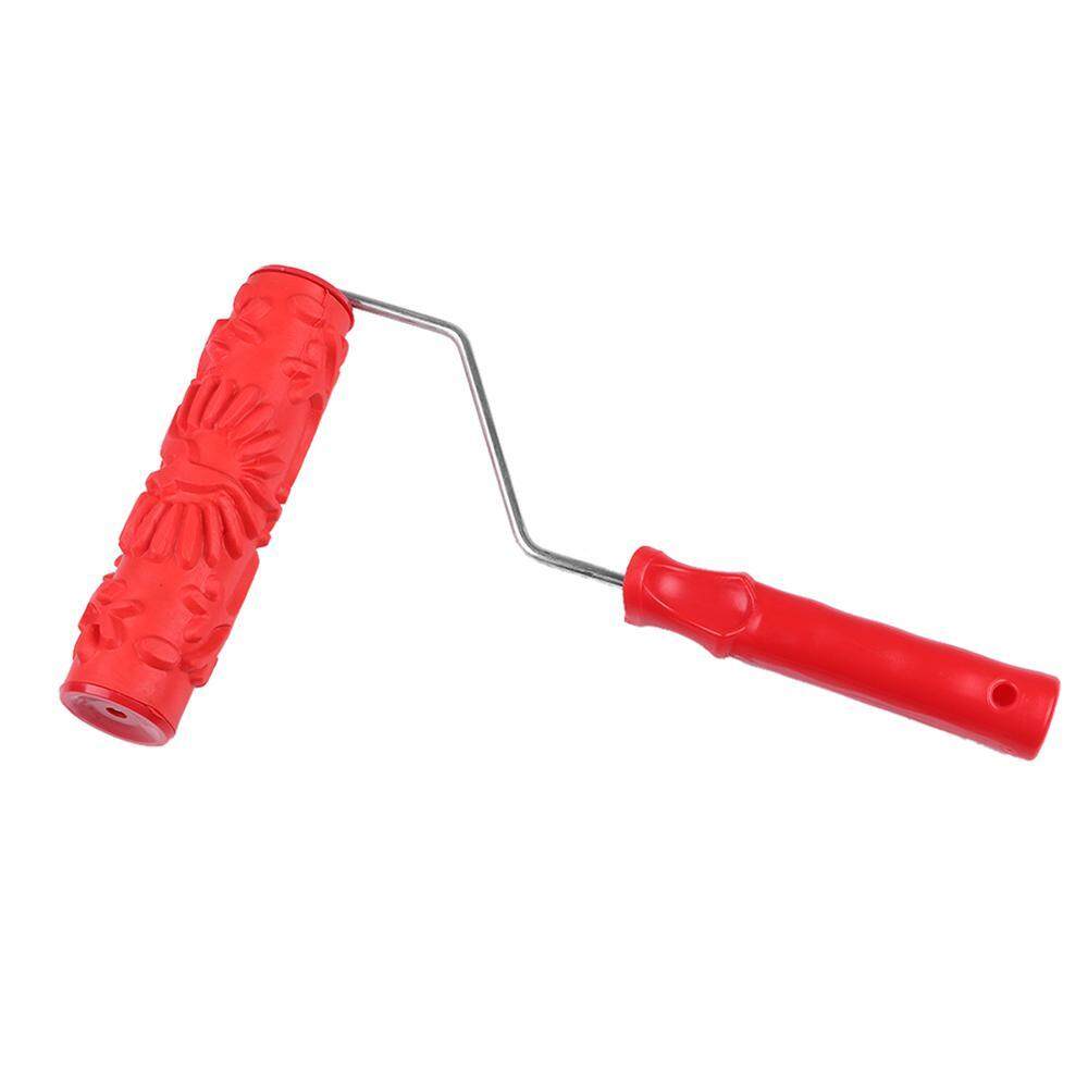 OEM Nổi Lăn Sơn Hoa Họa Tiết Hoa Văn Tranh Con Lăn Tay Bàn Chải Có Tay Cầm Tường Trần Trang Trí DIY Dụng Cụ