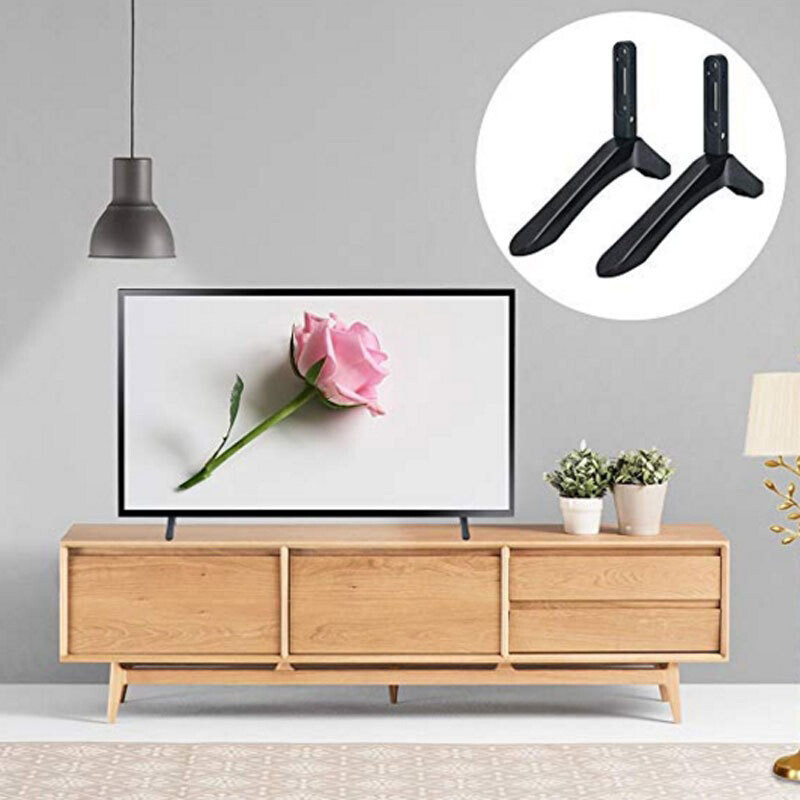 Universal tv stand mounting legs, tv stand feet, desktop tv stand bases are suitable for most 32-65 inch lcd led plasma flat screens