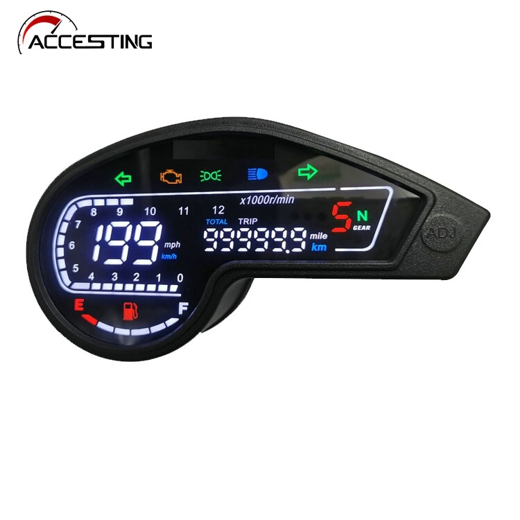 New motorcycle digital led odometer speedometer tachometer for honda nxr150 125 bros 2003-2014 crv xr150 gy200 mexico brazil motorcycle kits
