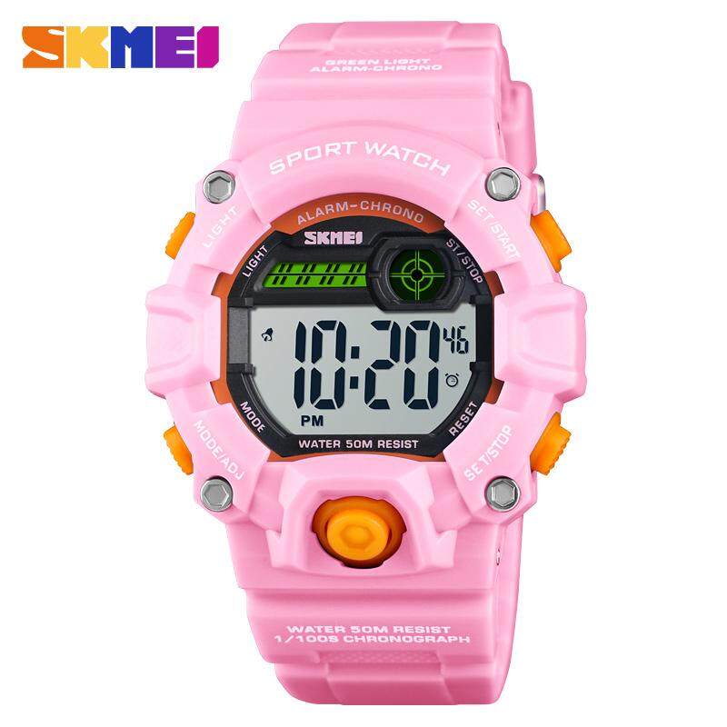 SKMEI New Kids Sports Watch Girls Children Watches Multifunction Alarm LED Digital Waterproof Boys Wristwatches 1484 Malaysia