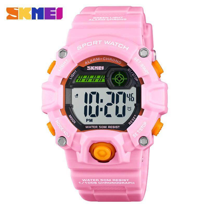 SKMEI New Kids Sports Watch Girls Children Watches Multifunction Alarm LED Digital Waterproof Boys Wristwatches 1484 Malaysia